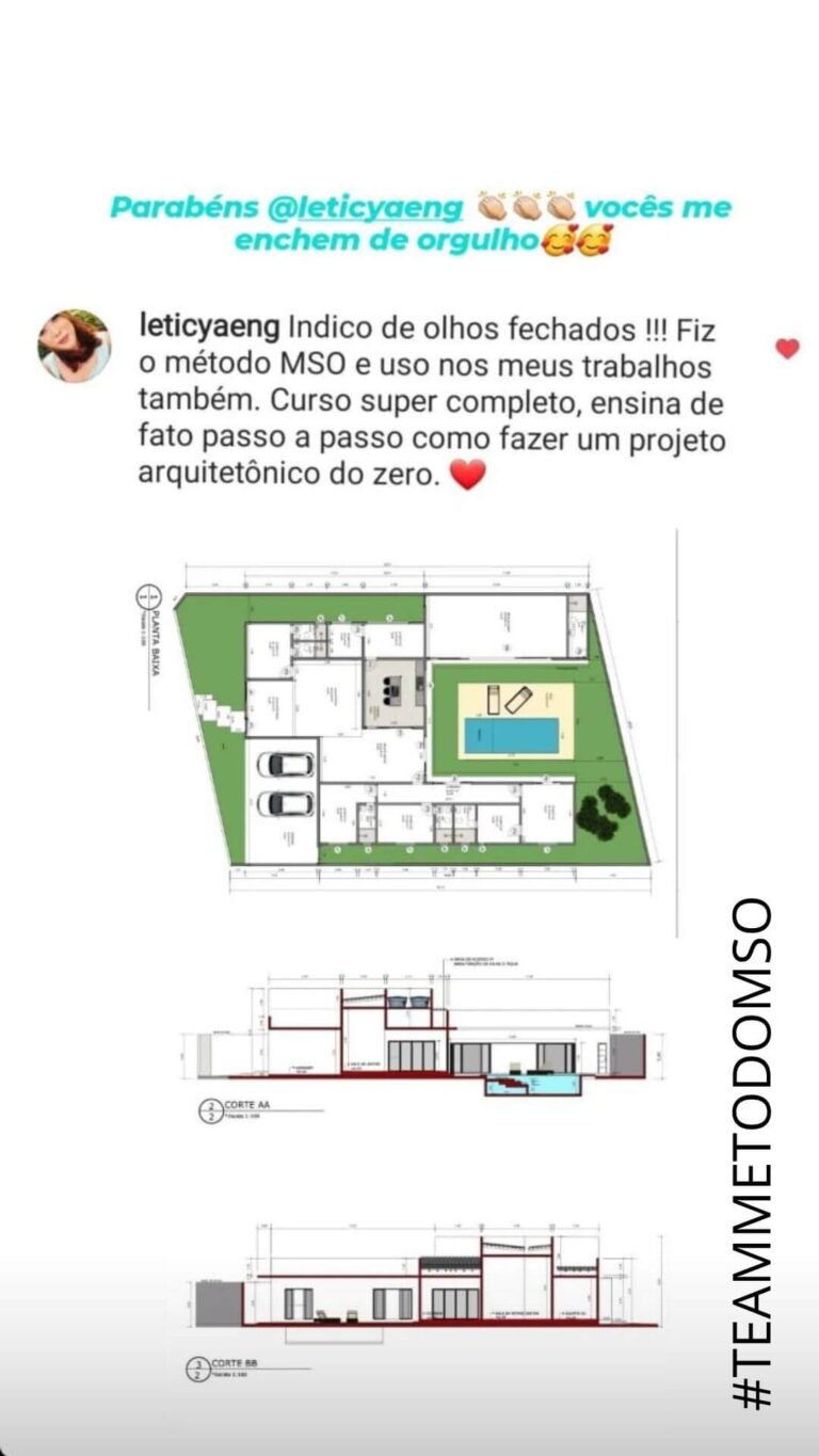 Léticia - aluna método mso curso layout sketchup